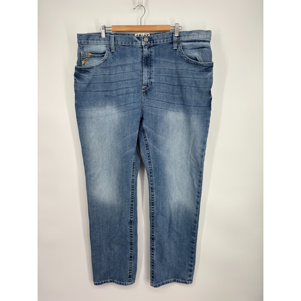 Ariat Legacy M2 Jeans Mens 44/33 Relaxed Traditional Boot Cut Blue Denim Western